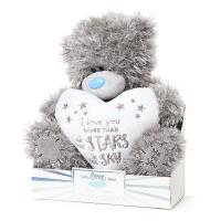 9" Love You More Than The Stars Padded Heart Me to You Bear Extra Image 1 Preview
